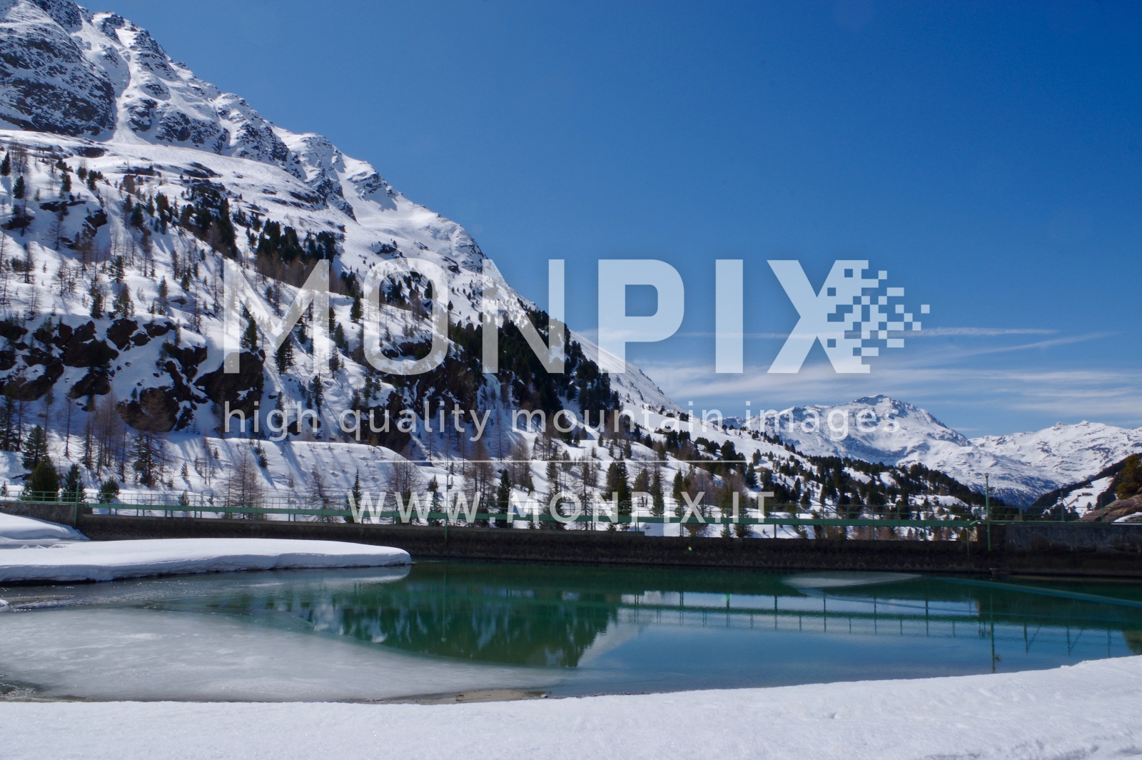 Laghetto dei Forni a Santa Caterina di Valfurva