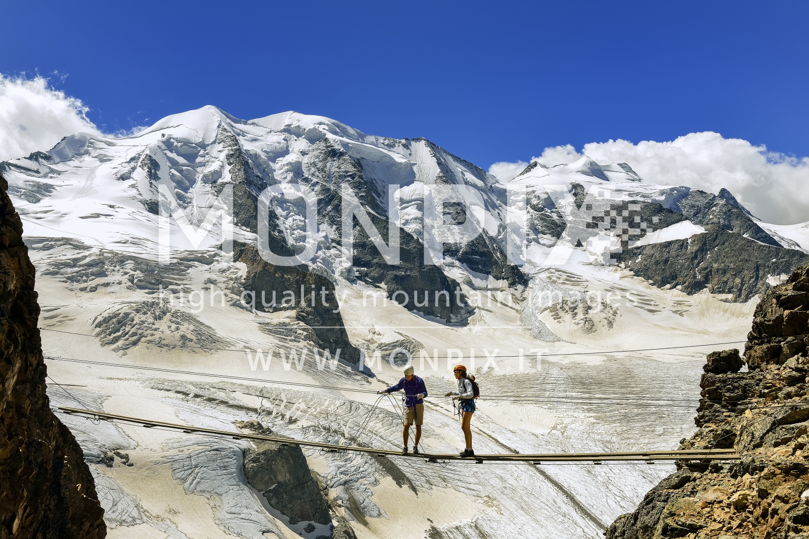 Ponte tibetano, ferrata al Piz Trovat
