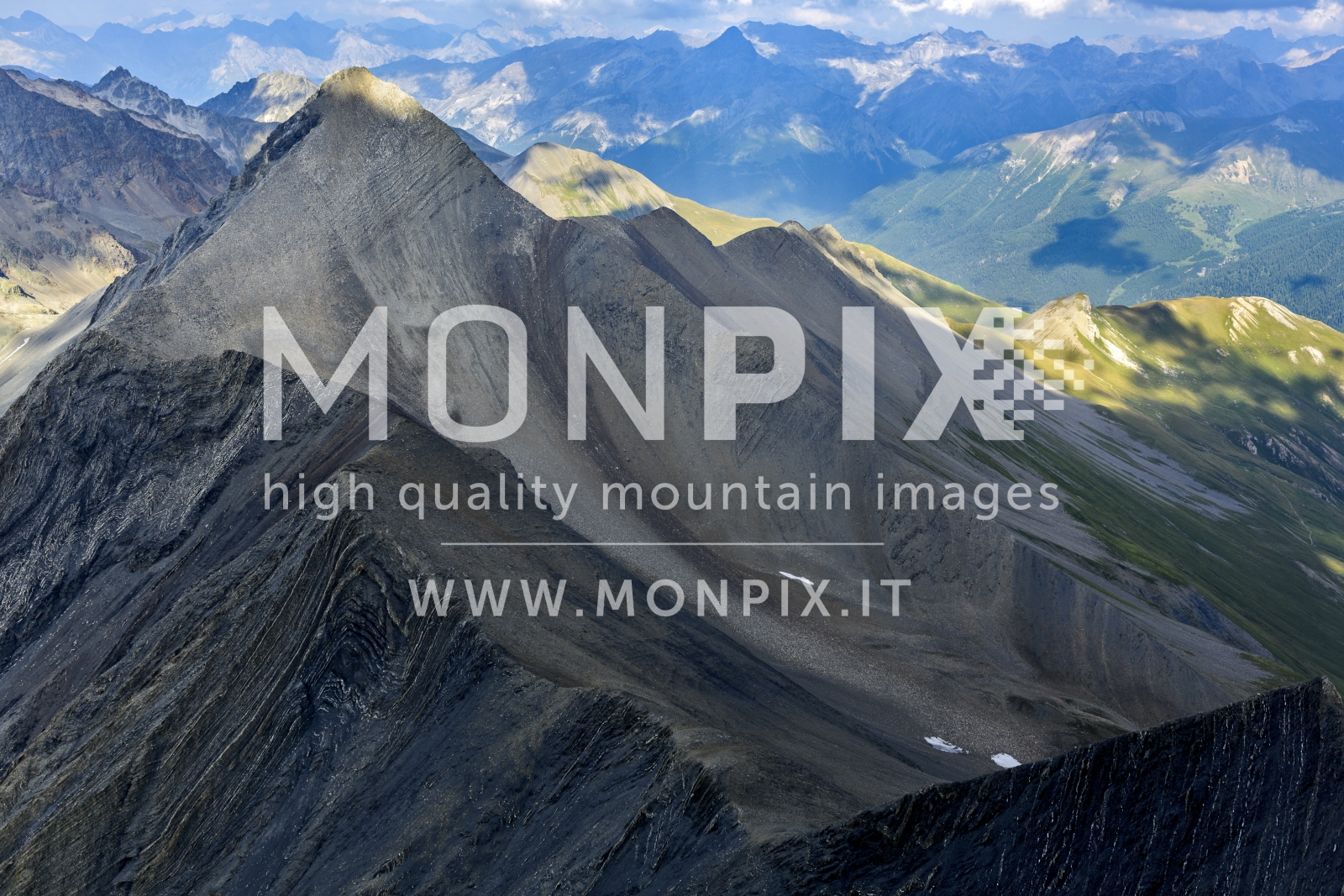 Piz Blaisun, Albula pass