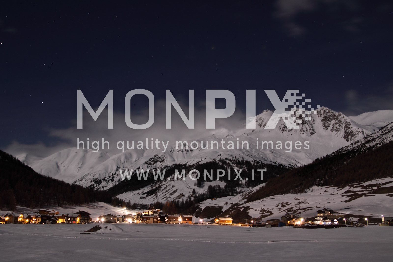 Notturna Livigno località Beltram