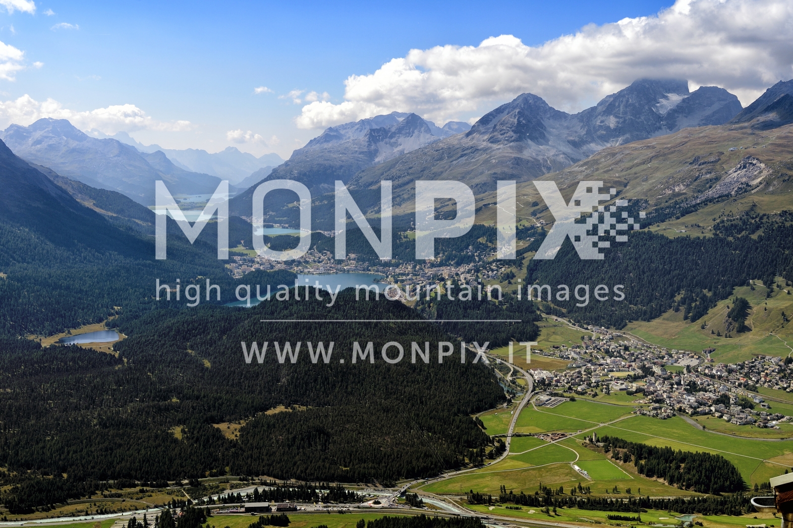 saint moritz, panorama