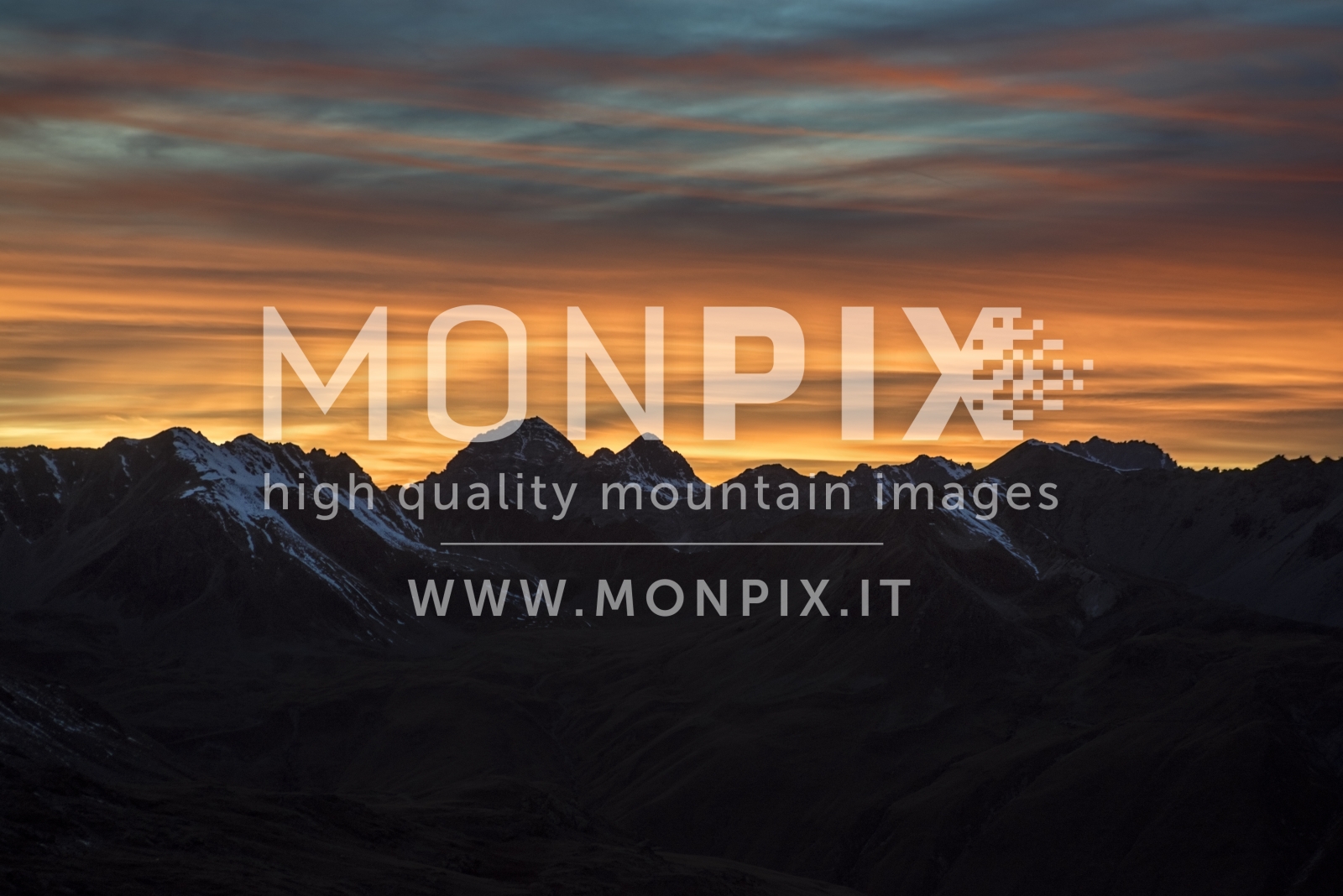 Tramonto Sulla Valle del Braulio