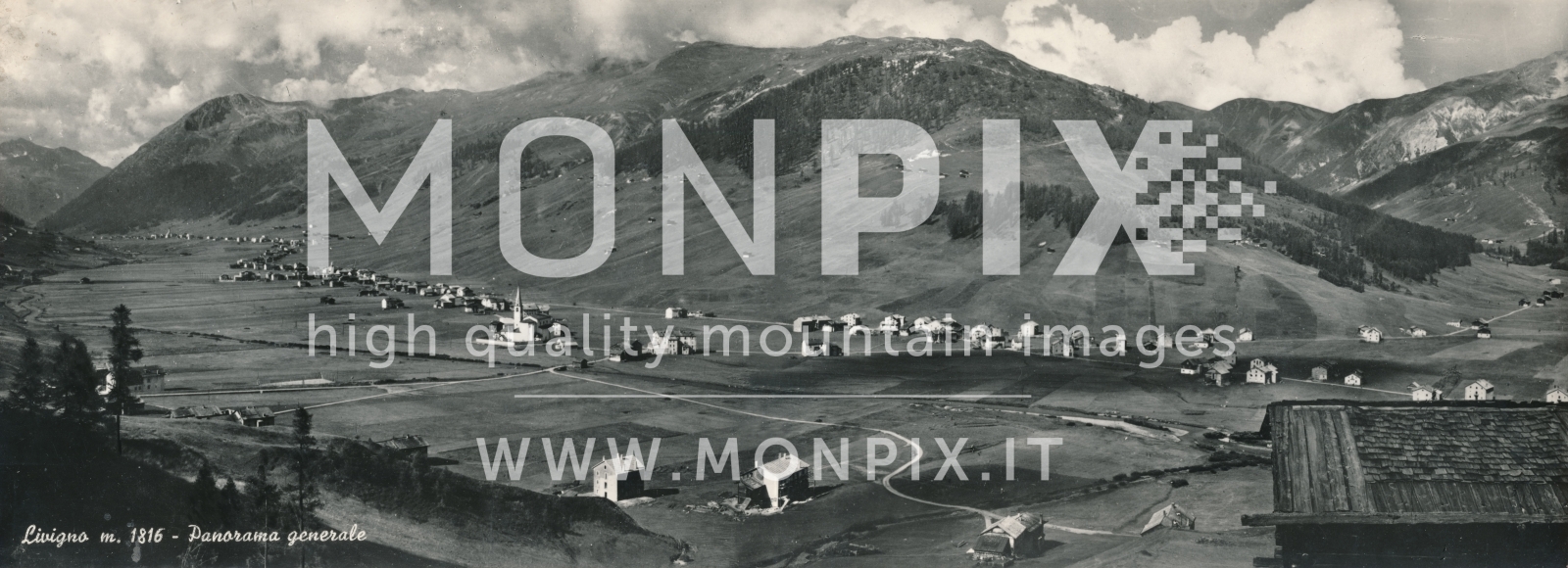 Veduta della valle di Livigno