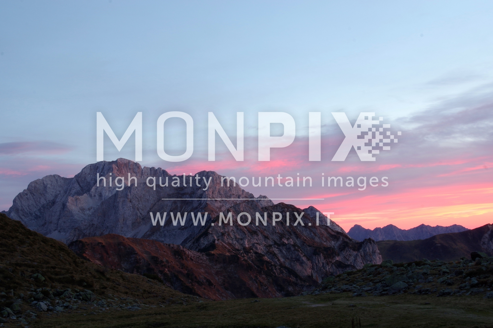 Tramonto sul Pizzo Arera