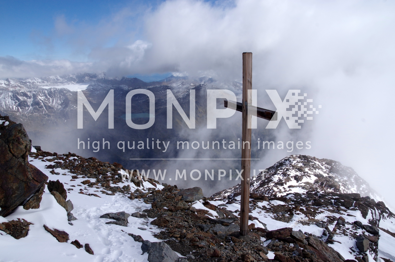 Panorama dal Rifugio Mantova monte Vioz