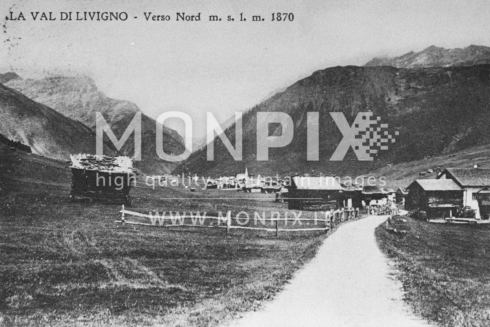 La val di Livigno verso nord