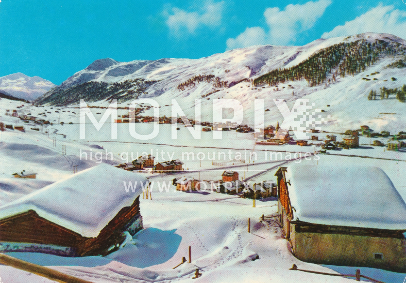 Il sole splende sulla valle di Livigno